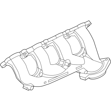 Ford LC2Z-9430-E Manifold Assembly - Exhaust LC2Z-9430-E Ford Manifold Assembly - Exhaust Illustration 1 of 1