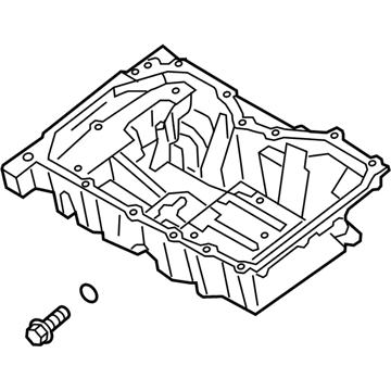 Ford CJ5Z-6675-G Pan Assembly - Engine Oil