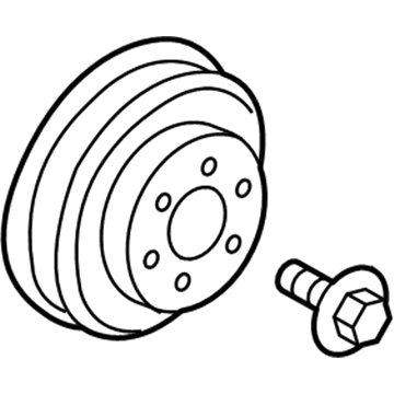 Ford AG9Z-6312-B Pulley - Crankshaft