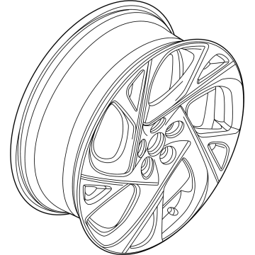 Lincoln R2TZ-1007-J Wheel, Alloy