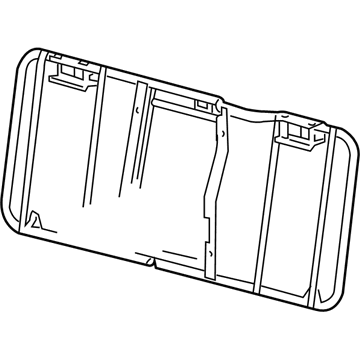4L3Z-16613A38-AA Ford Seat Back Frame, Rear Illustration 1 of 1