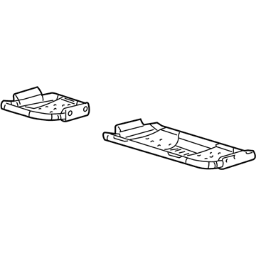 4L3Z-1863160-AA Ford Seat Frame, Rear Passenger Side Illustration 1 of 1