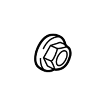 Mercury -W705764-S437 Nut