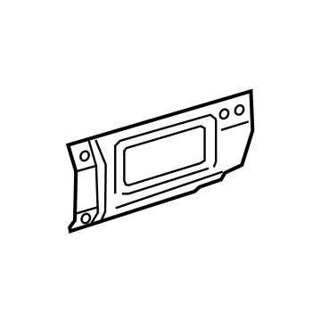 Ford BK3Z-6110129-B Panel - Body Rocker - Rear