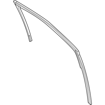 Ford NZ6Z-6021597-A Run - Door Glass