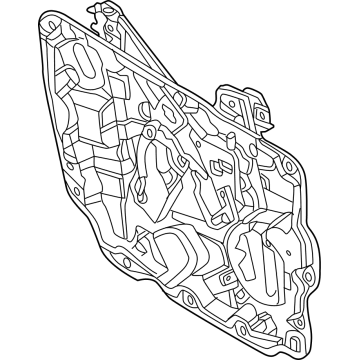 Ford M1PZ-7823208-A Regulator - Window - Less Motor