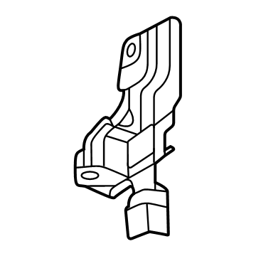 Ford ML3Z-15023A60-C Windshield Pillar Reinforcement Upper Insulator