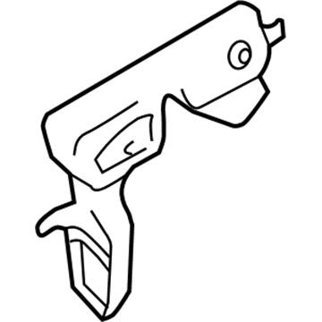 Ford GD9Z-18490-C Side Duct GD9Z-18490-C Ford Side Duct Illustration 1 of 1