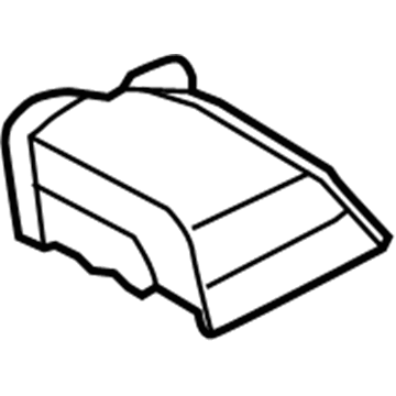 Ford GD9Z-19893-AA Vent Louver, Driver Side GD9Z-19893-AA Ford Vent Louver, Driver Side Illustration 1 of 1