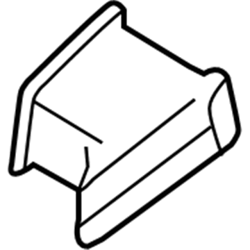 Ford GD9Z-19893-AC Vent Louver, Outer Passenger Side GD9Z-19893-AC Ford Vent Louver, Outer Passenger Side Illustration 1 of 1