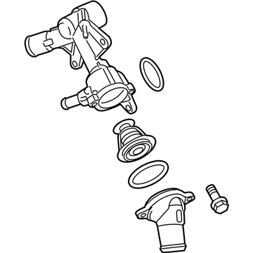 Ford BL3Z-8A586-G Connection Water Outlet