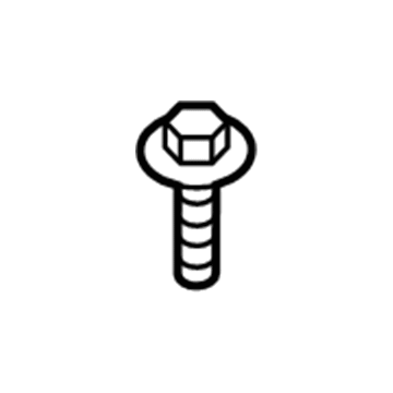 Ford -W702413-S303 Screw And Washer - Cross Recess