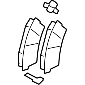 Mercury 6U2Z-2V001-F Kit - Brake Lining