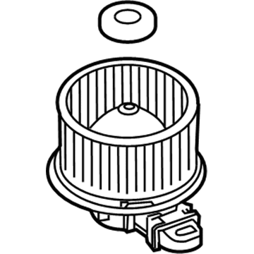 Ford DG1Z-19805-D Fan And Motor Assembly