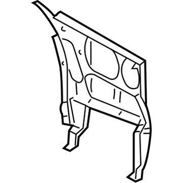 Lincoln XW4Z-17D942-AA Bracket - Bumper Mounting