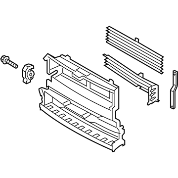 Lincoln FP5Z-8475-B Shutter Assembly - Radiator Control