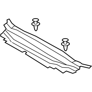 DP5Z-16A238-A Ford Sight Shield, Front Illustration 1 of 1