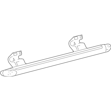 6L3Z-16450-AC Ford Running Board, Black Illustration 1 of 1