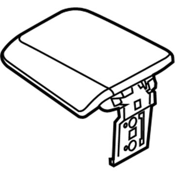 Ford CV6Z-5806024-CA Armrest, Front Center CV6Z-5806024-CA Ford Armrest, Front Center Illustration 1 of 1