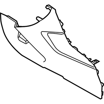 Ford DM5Z-5804619-AA Front Trim, Driver Side DM5Z-5804619-AA Ford Front Trim, Driver Side Illustration 1 of 1