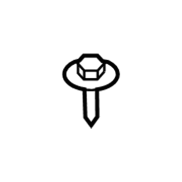 Ford -W710478-S439 Shutter Bolt, Front -W710478-S439 Ford Shutter Bolt, Front Illustration 1 of 1
