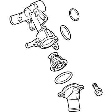 Ford BL3Z-8A586-G Connection Water Outlet