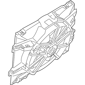 Ford 8W1Z-8C607-C Motor And Fan Assembly - Engine Cooling