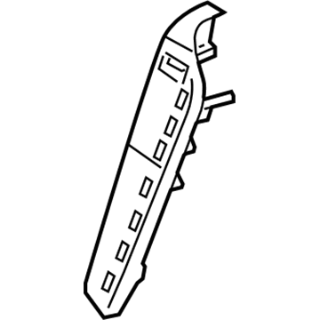 Ford 8E5Z-5466893-AA Side Trim, Rear Driver Side 8E5Z-5466893-AA Ford Side Trim, Rear Driver Side Illustration 1 of 1