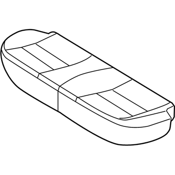 Mercury 6N7Z-5463804-BD Cover Assembly - Rear Seat Cushion