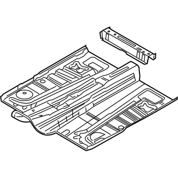 Ford 8A8Z-7411135-A Pan Assembly - Floor Front