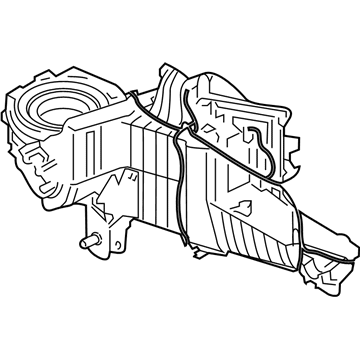 Ford HC3Z-19850-L Evaporator Assembly HC3Z-19850-L Ford Evaporator Assembly Illustration 1 of 1