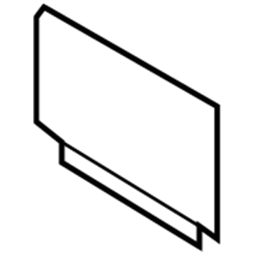 Ford 4L1Z-7861046-AA Rear Panel 4L1Z-7861046-AA Ford Rear Panel Illustration 1 of 1