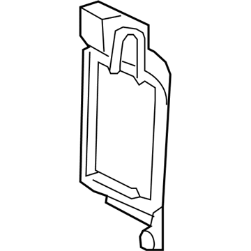 Ford 7L1Z-78613A38-C Seat Back Frame, Rear Center 7L1Z-78613A38-C Ford Seat Back Frame, Rear Center Illustration 1 of 1