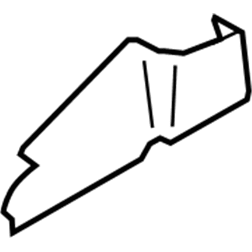 Ford 5L7Z-78613A97-AAA Side Shield, Camel, Rear Center Driver Side 5L7Z-78613A97-AAA Ford Side Shield, Camel, Rear Center Driver Side Illustration 1 of 1