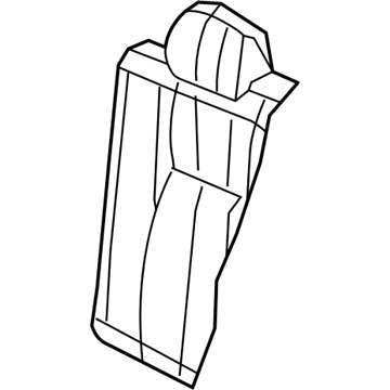 Lincoln FL7Z-7866600-CA Cover Assembly - Rear Seat Back