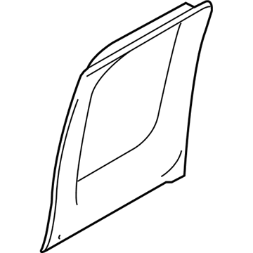 Ford 3C2Z-1625508-AAF Moulding - Rear Window