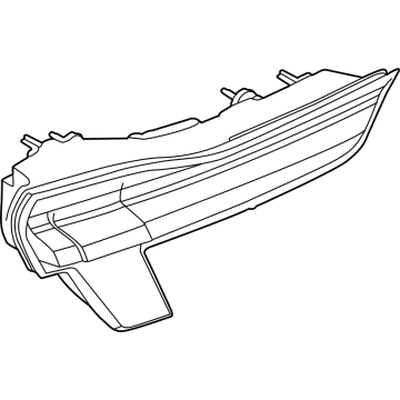 Ford LJ8Z-13404-E Lamp Assembly - Rear, Stop And Flasher
