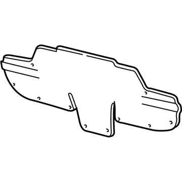 Ford 1S4Z-6140374-AAA Trim Assembly - Back Panel