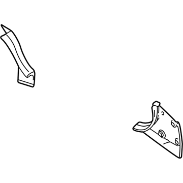 Ford 1M5Z6113024BAA Panel - Body Side Rear Center