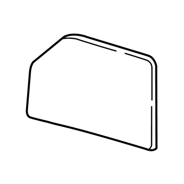 Ford LC3Z-17K707-A Glass Assembly - Rear View Outer Mirror