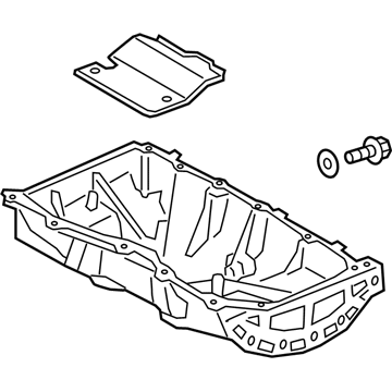 Ford JX6Z-6675-D Pan Assembly - Engine Oil