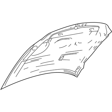 Lincoln 2L7Z-16612-AA Hood Assembly