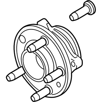 Ford BB5Z-1104-A Hub Assembly - Wheel