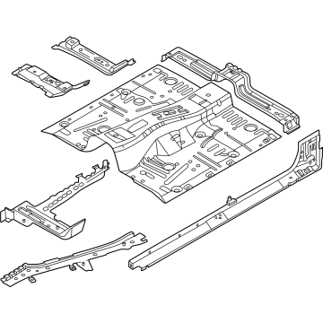 Ford MB3Z-5811160-C Floor Pan Assembly