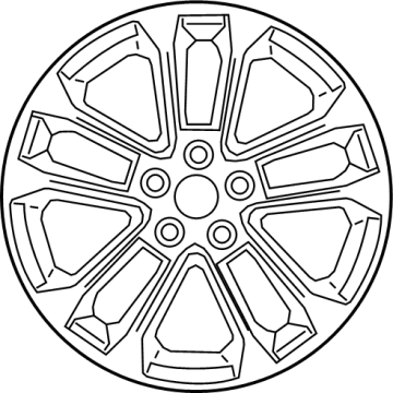 Ford LJ6Z-1007-K Wheel Assembly