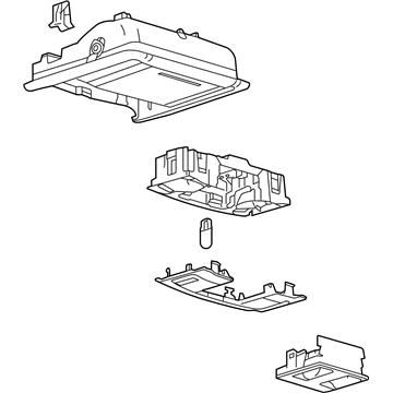 Ford BB5Z-78519A70-BA Console Assembly - Overhead
