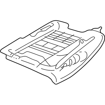 Lincoln 4W1Z-5463100-AA Frame And Spring - Front