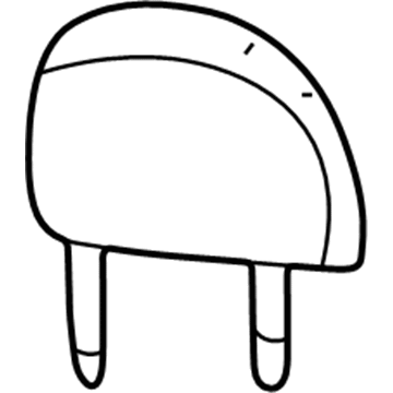 Lincoln 5W1Z-54611A08-AAG Head Rest Assembly