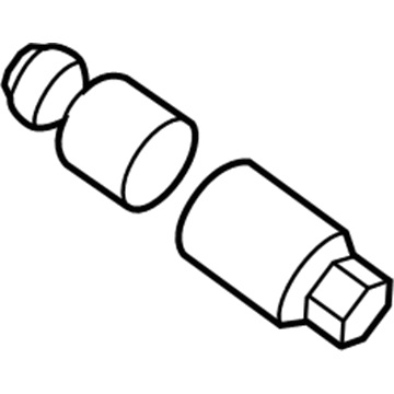 Ford DM5Z-1A043-A Nut - Wheel
