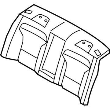 Lincoln 8A5Z-5466800-A Pad - Rear Seat Back